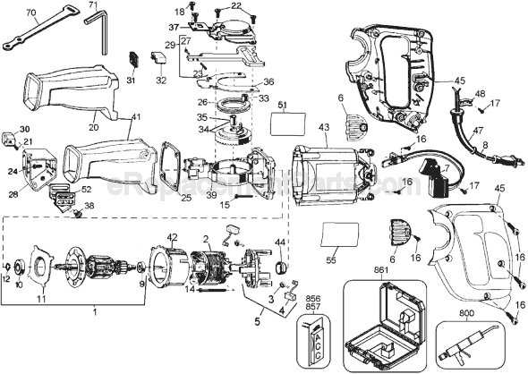 dewalt d55146 power cord wiring diagram