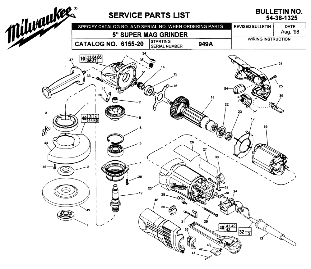 dewalt d55146 wiring diagram