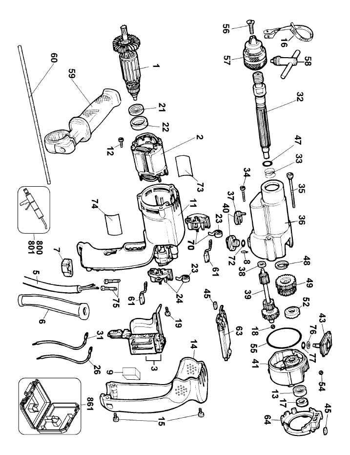 dewalt dwd115k wiring diagram