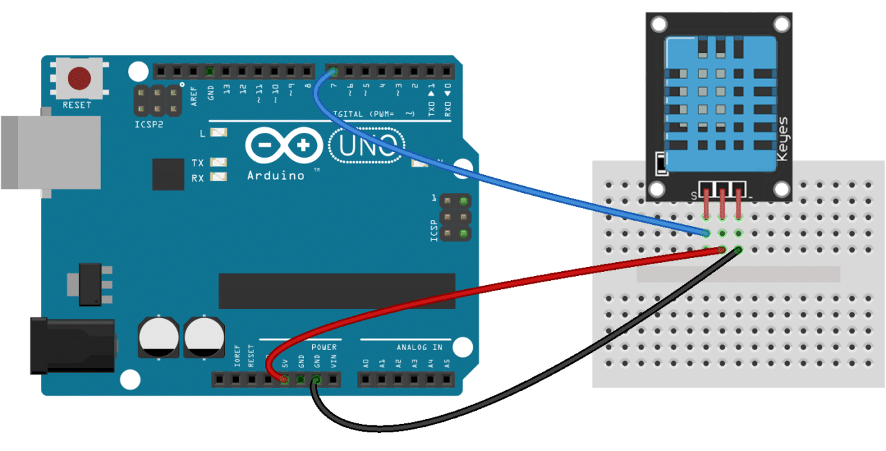 dht11 wiring