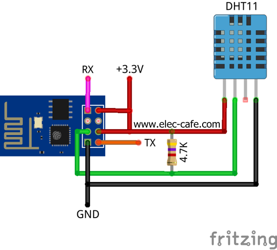 dht11 wiring