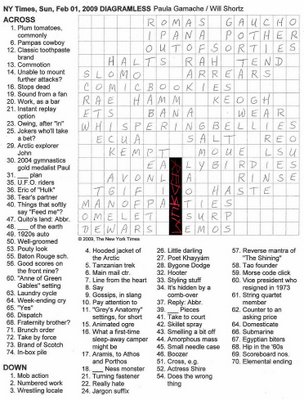 diagramless crossword
