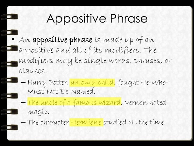 diagramming appositive phrases