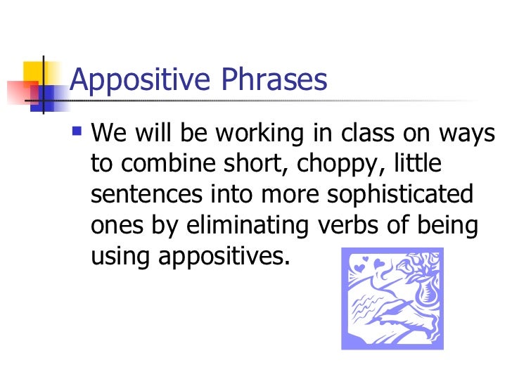 diagramming appositive phrases