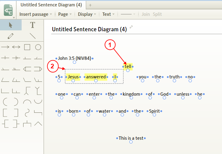 diagramming bible verses