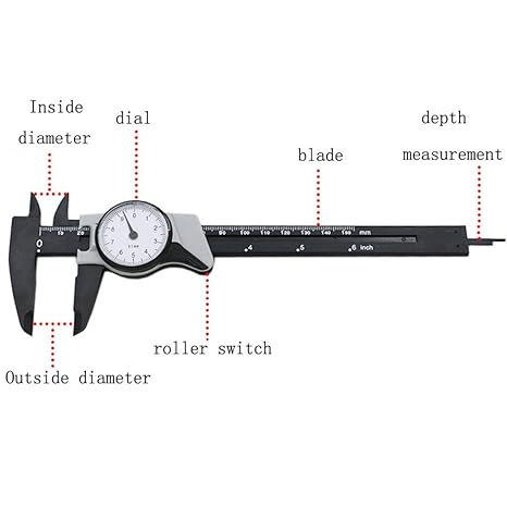 dial caliper diagram