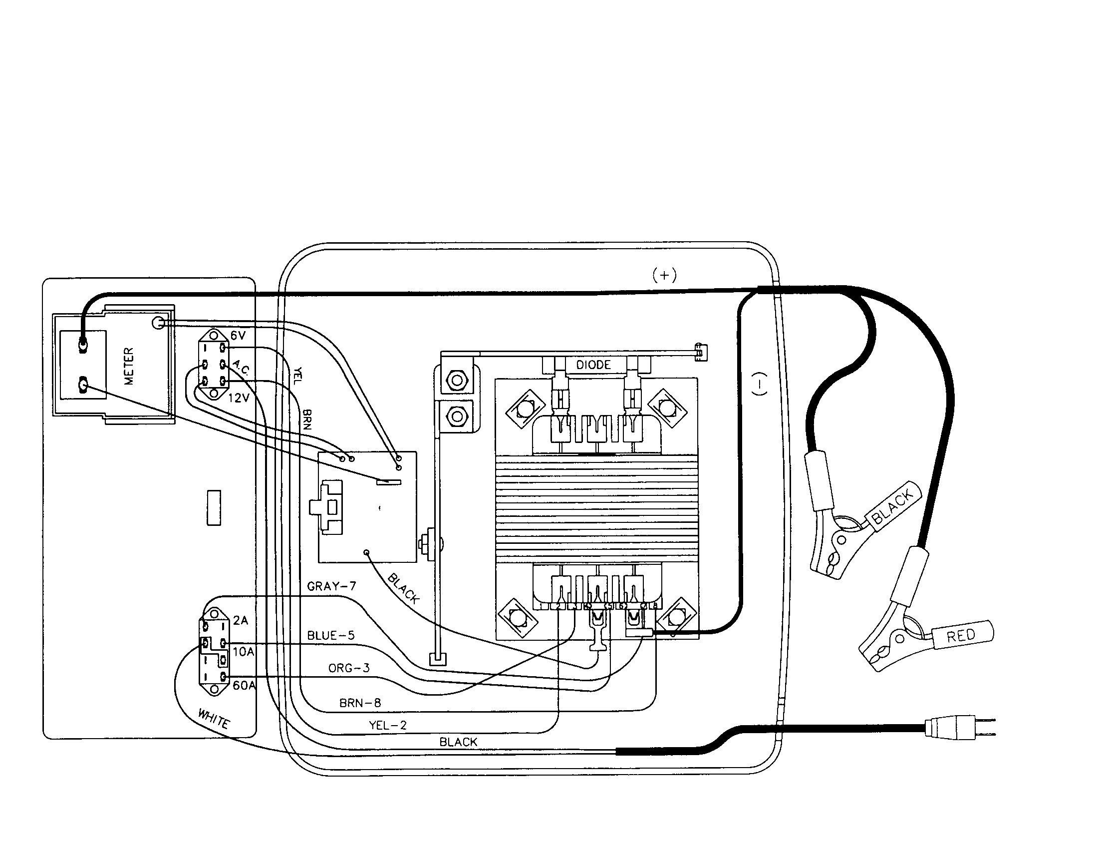 diehard battery charger model 28.71230 wiring diagram