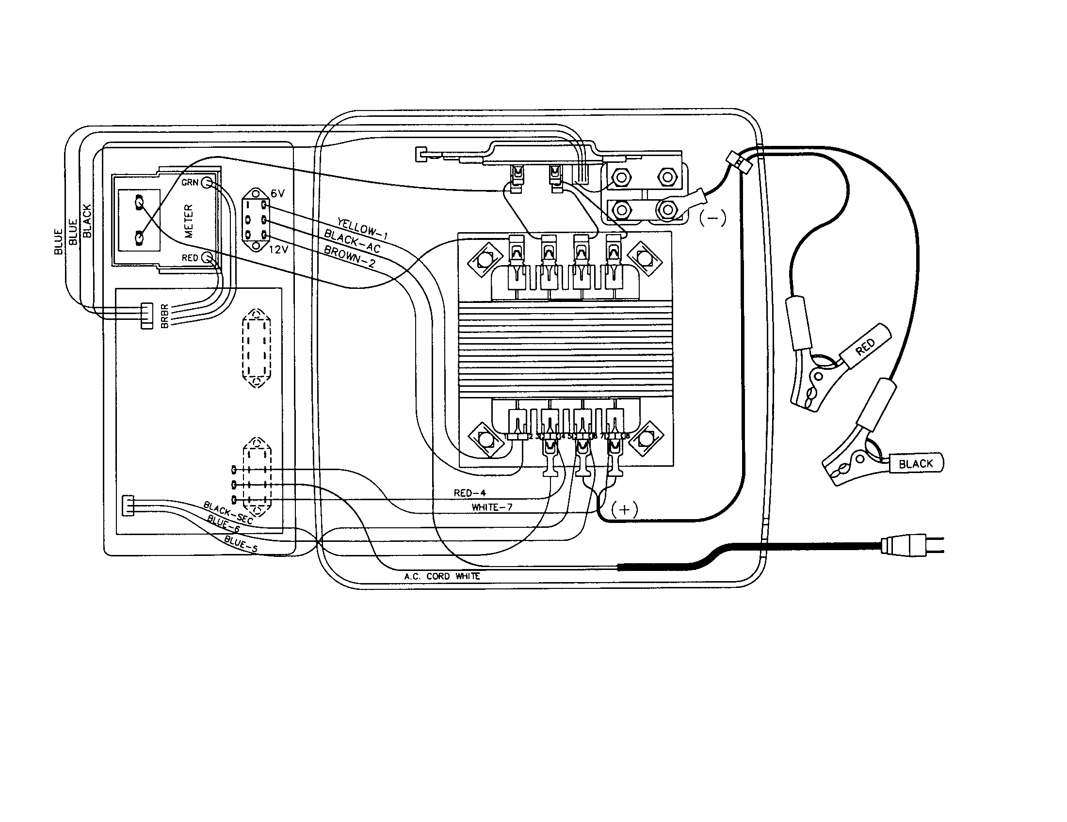 diehard battery charger model 28.71230 wiring diagram