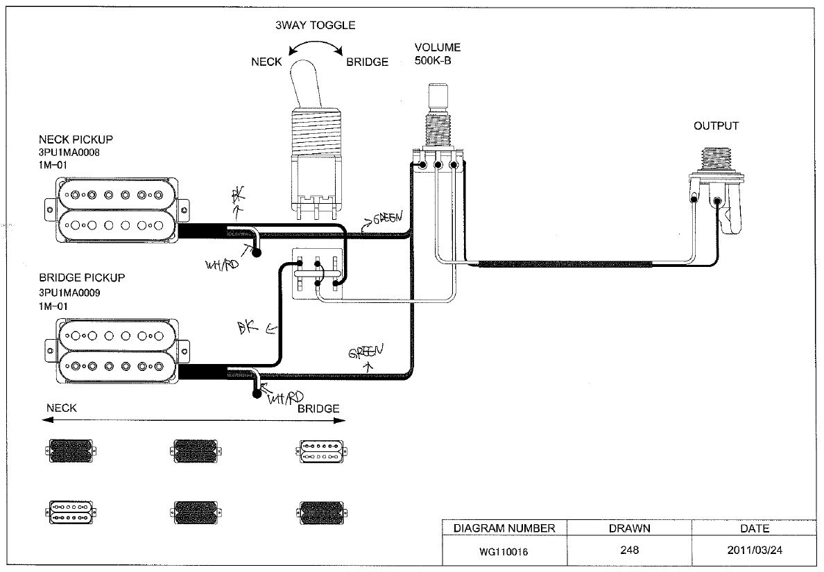 Dimarzio Humbucker Wiring Diagram from schematron.org
