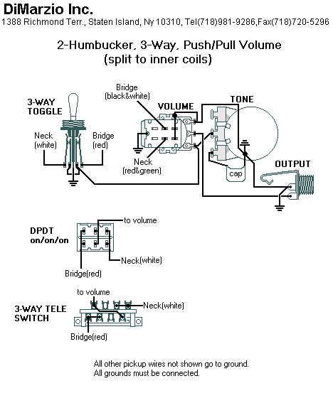 dimarzio hsh wiring diagram