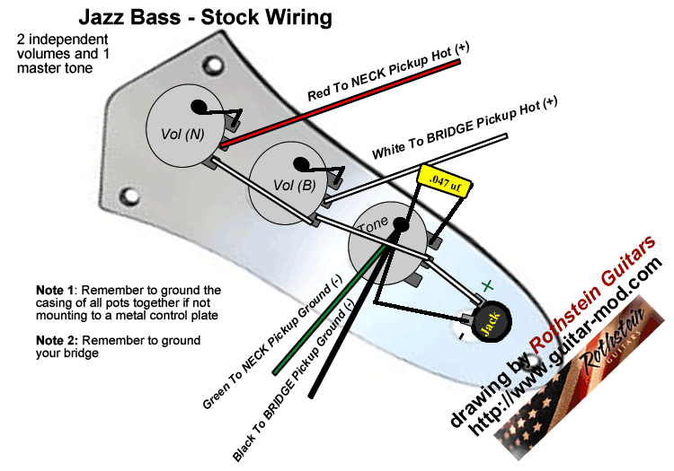 dimarzio jazz bass wiring diagram