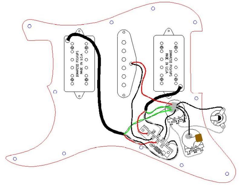 dimarzio super distortion vintage single wire wiring diagram