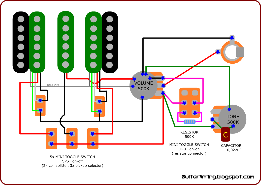 dimarzio tone zone wiring diagram