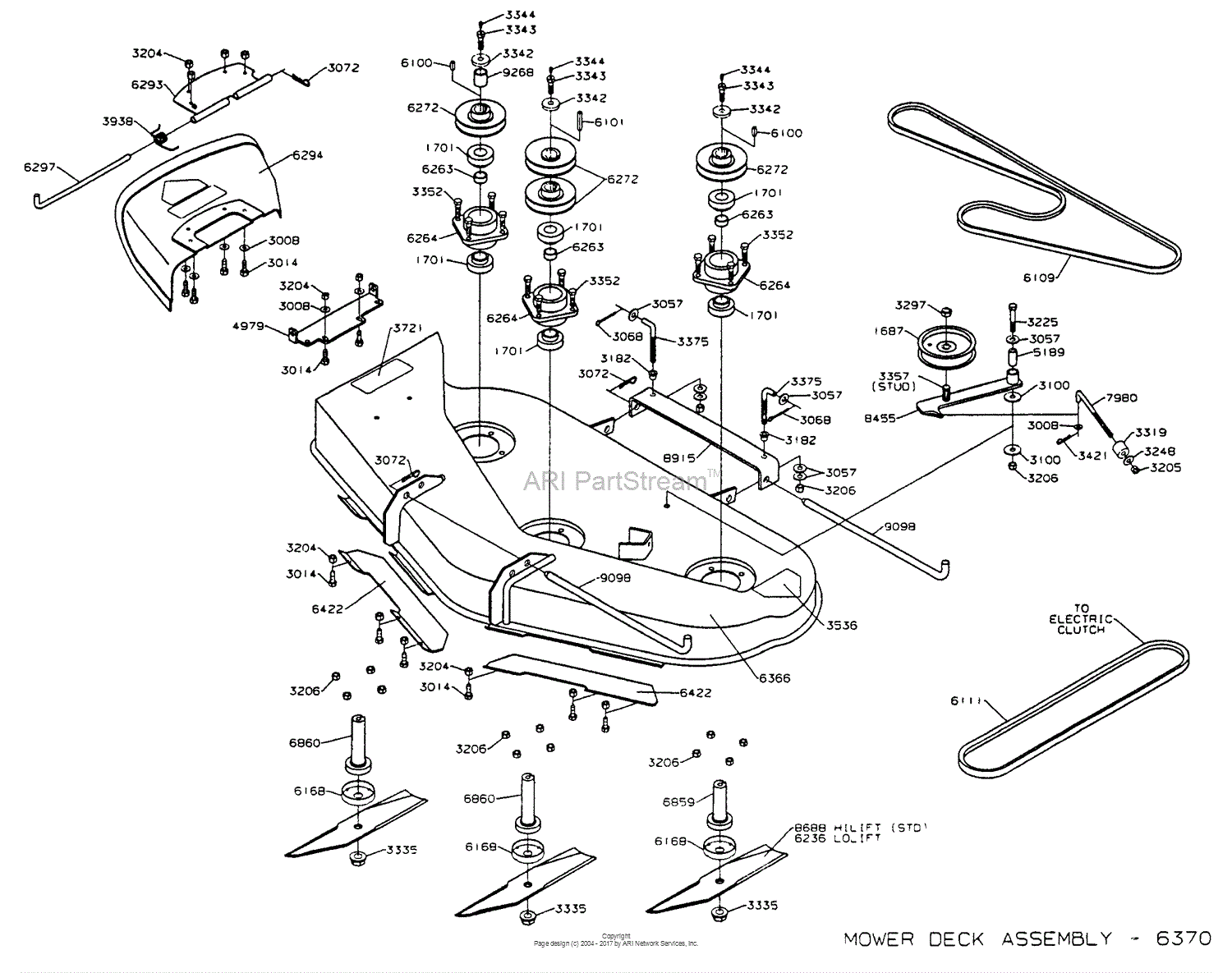 dixon ztr drive belt diagram