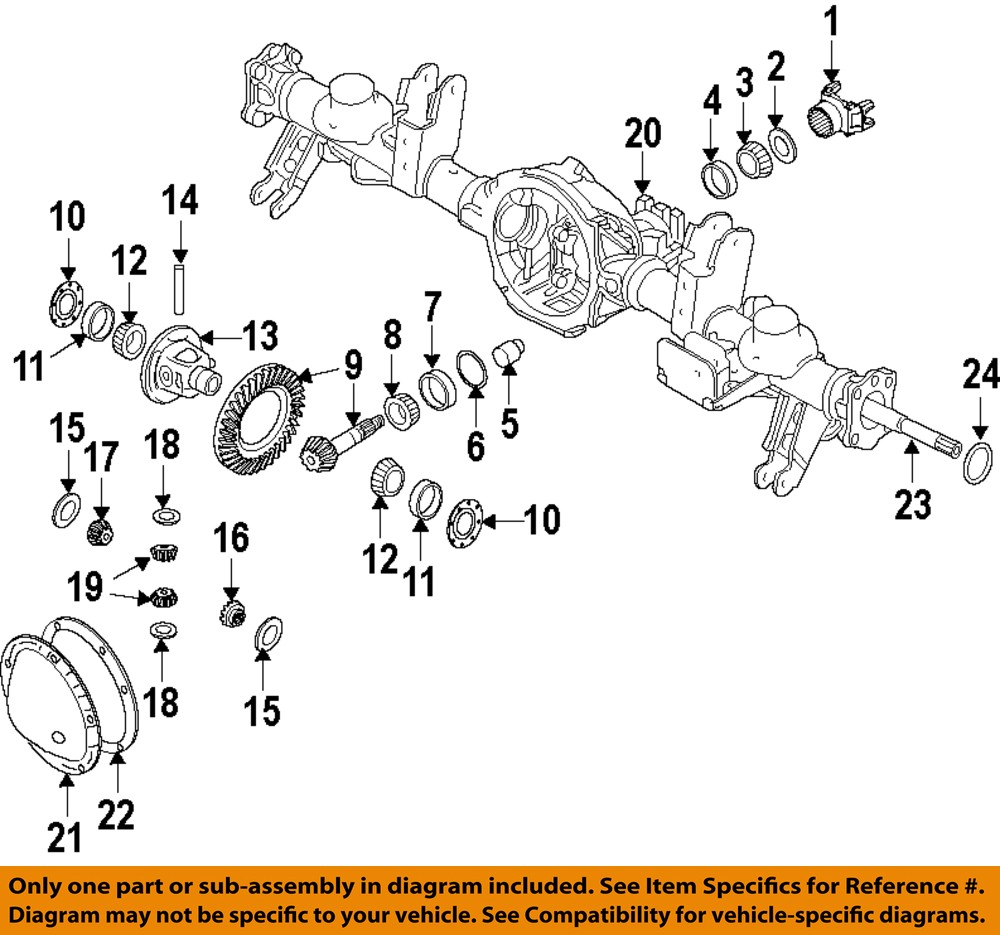 dodge 9.25 rear axle diagram