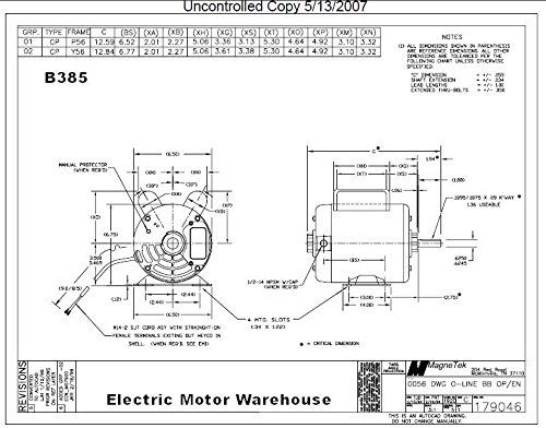 doerr motor lr22132 5hp capacitor wiring diagram