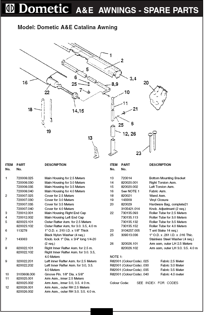 dometic power awning wind wiring diagram