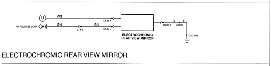 donnelly rear view mirror wiring diagram