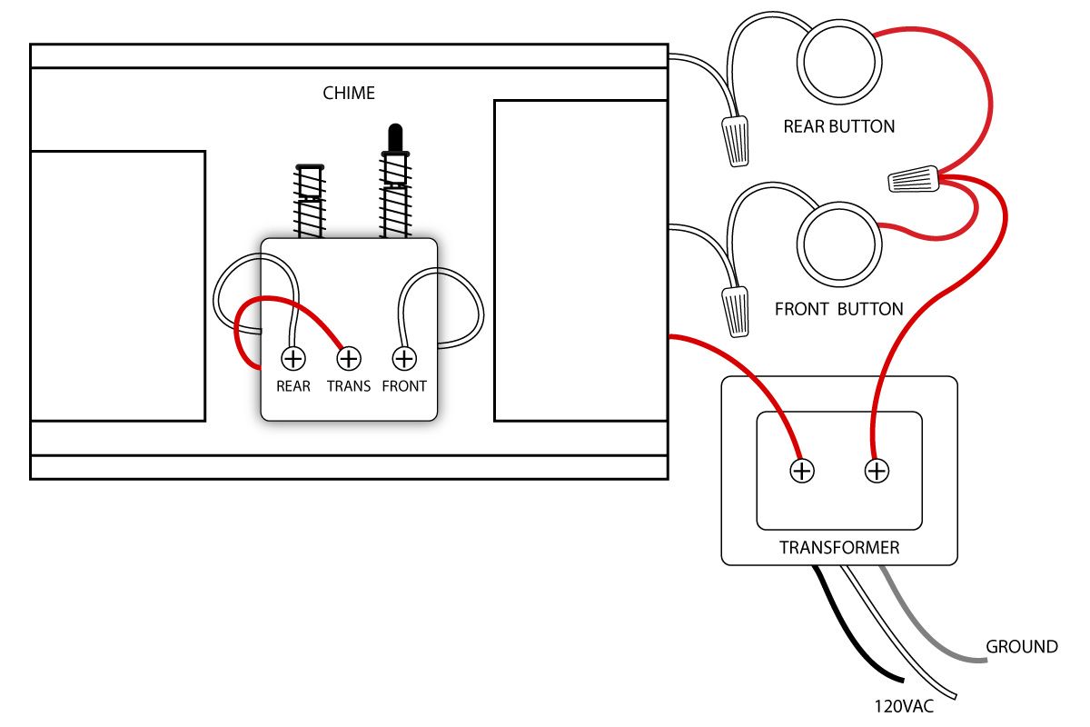 doorbell chime wiring diagram