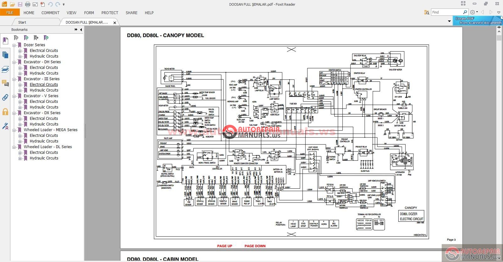 doosan 80 wiring diagram