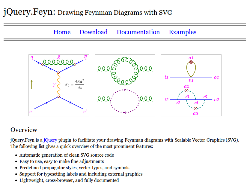 draw feynman diagrams online