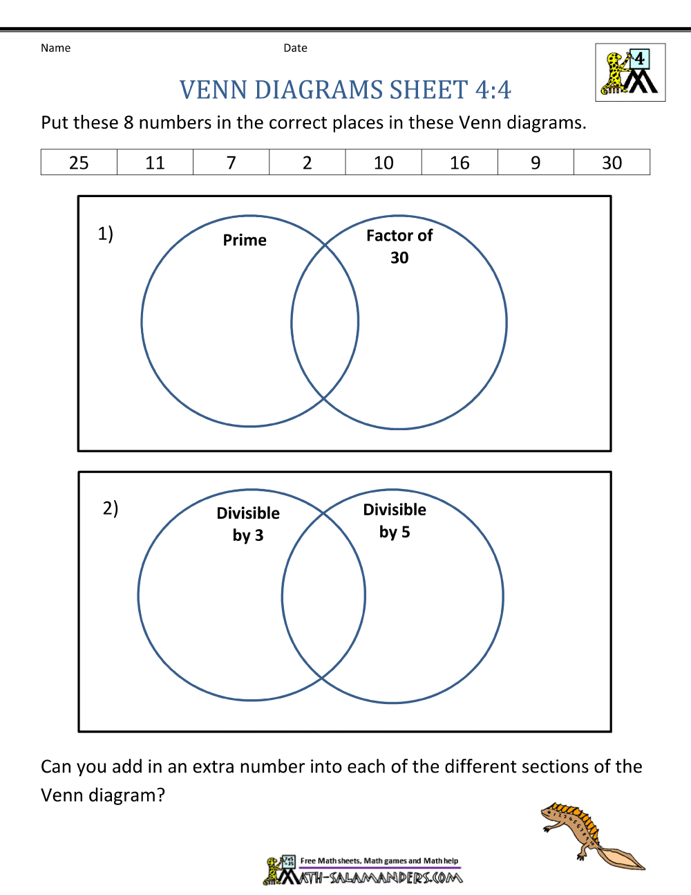 drawing venn diagrams in excel