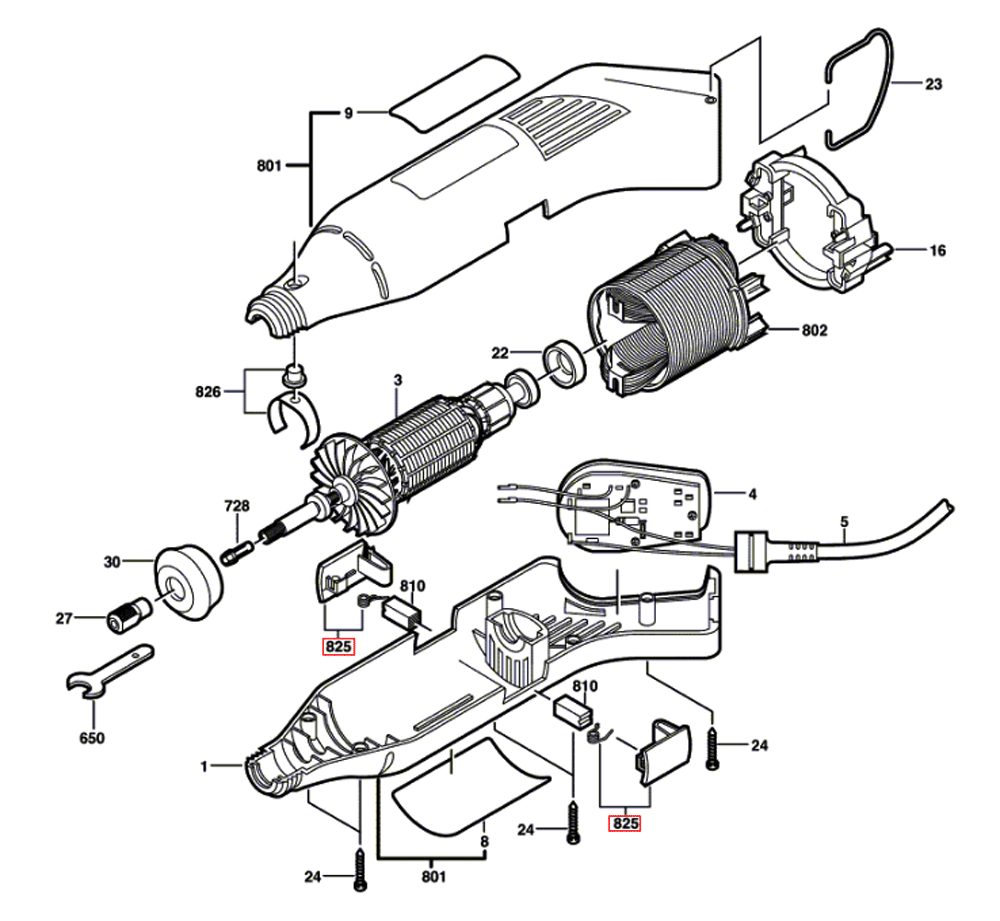 dremel 3000 parts diagram