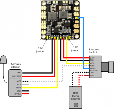 drone vtx wiring diagram