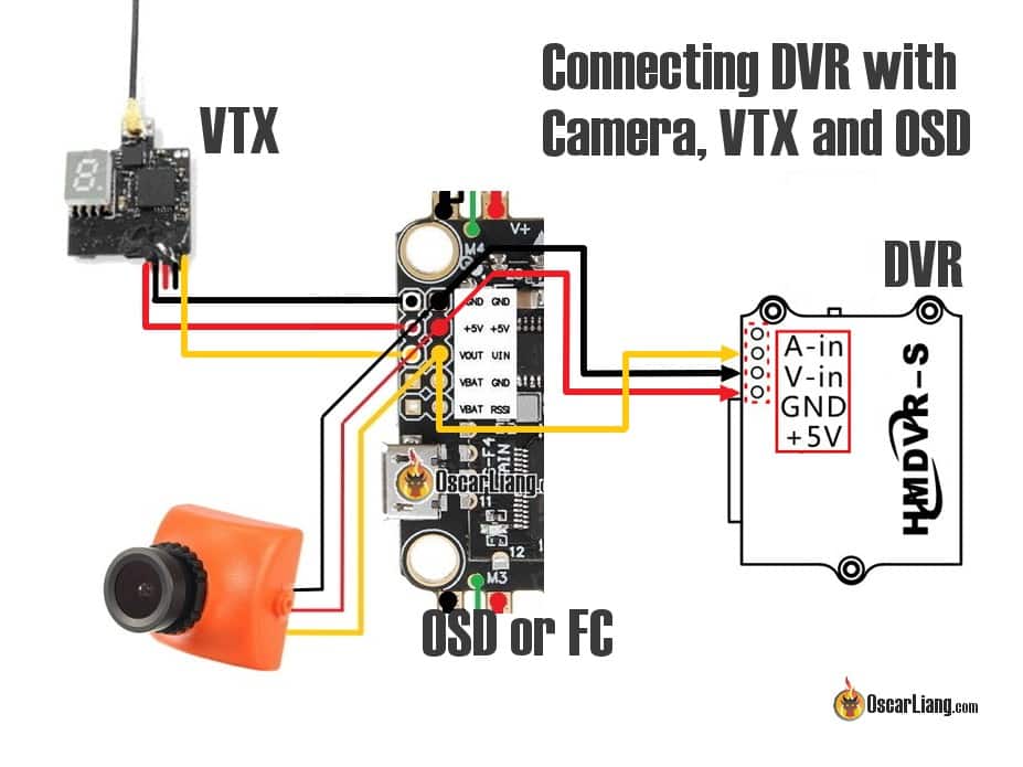 drone vtx wiring diagram