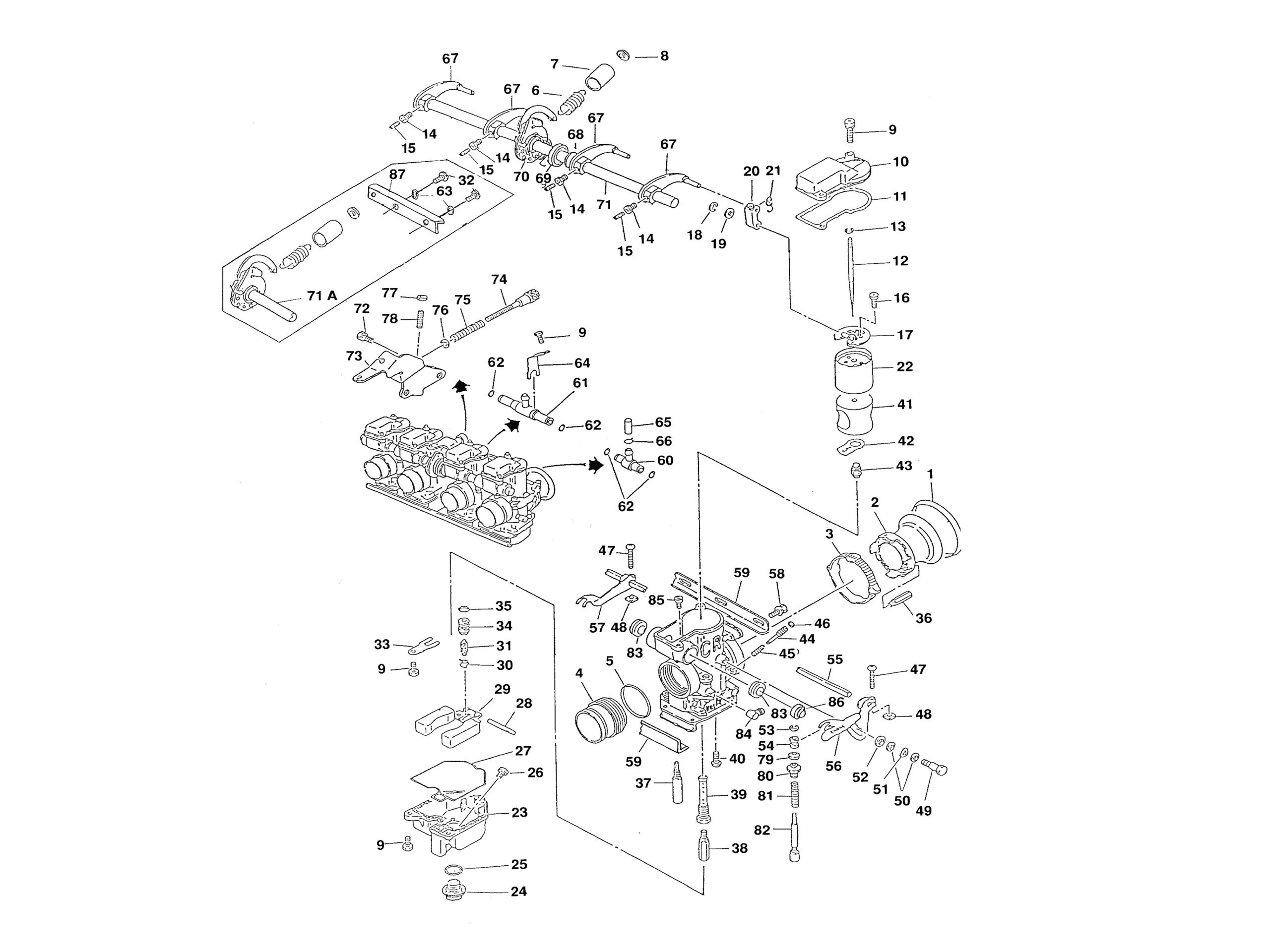 ds650 carburetor diagram