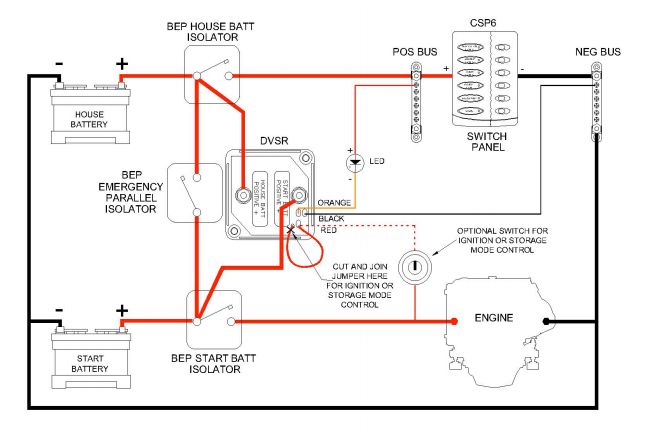 dual battery wiring diagram hilux
