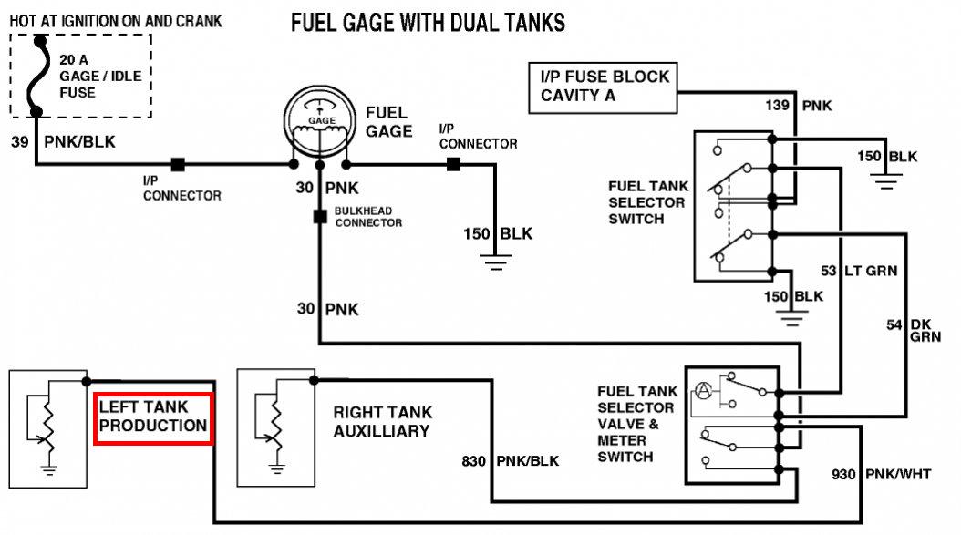 dual fuel tank wiring diagram 1991 chevy c30