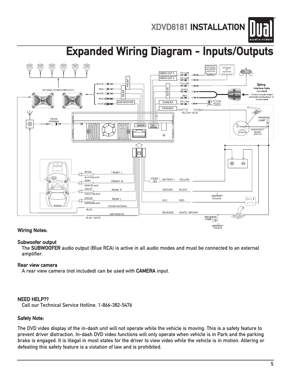 Dual Xd7500 Wiring Diagram