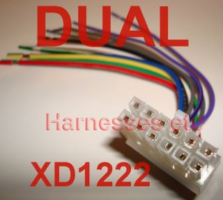 dual xhdr6435 wiring harness