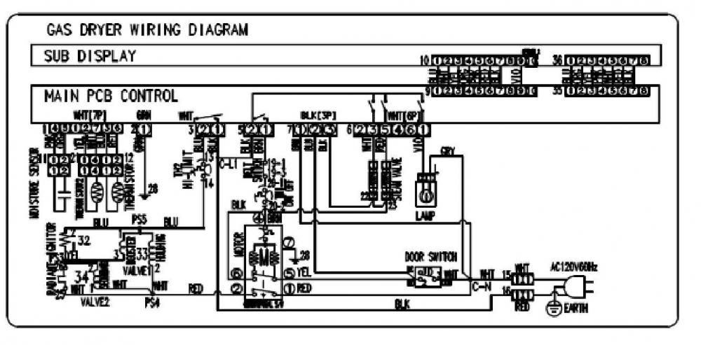 Dv209aew Xaa Heating Element Wiring Diagram