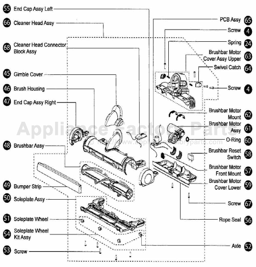 dyson dc18 parts diagram