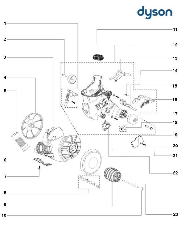 dyson dc35 parts diagram