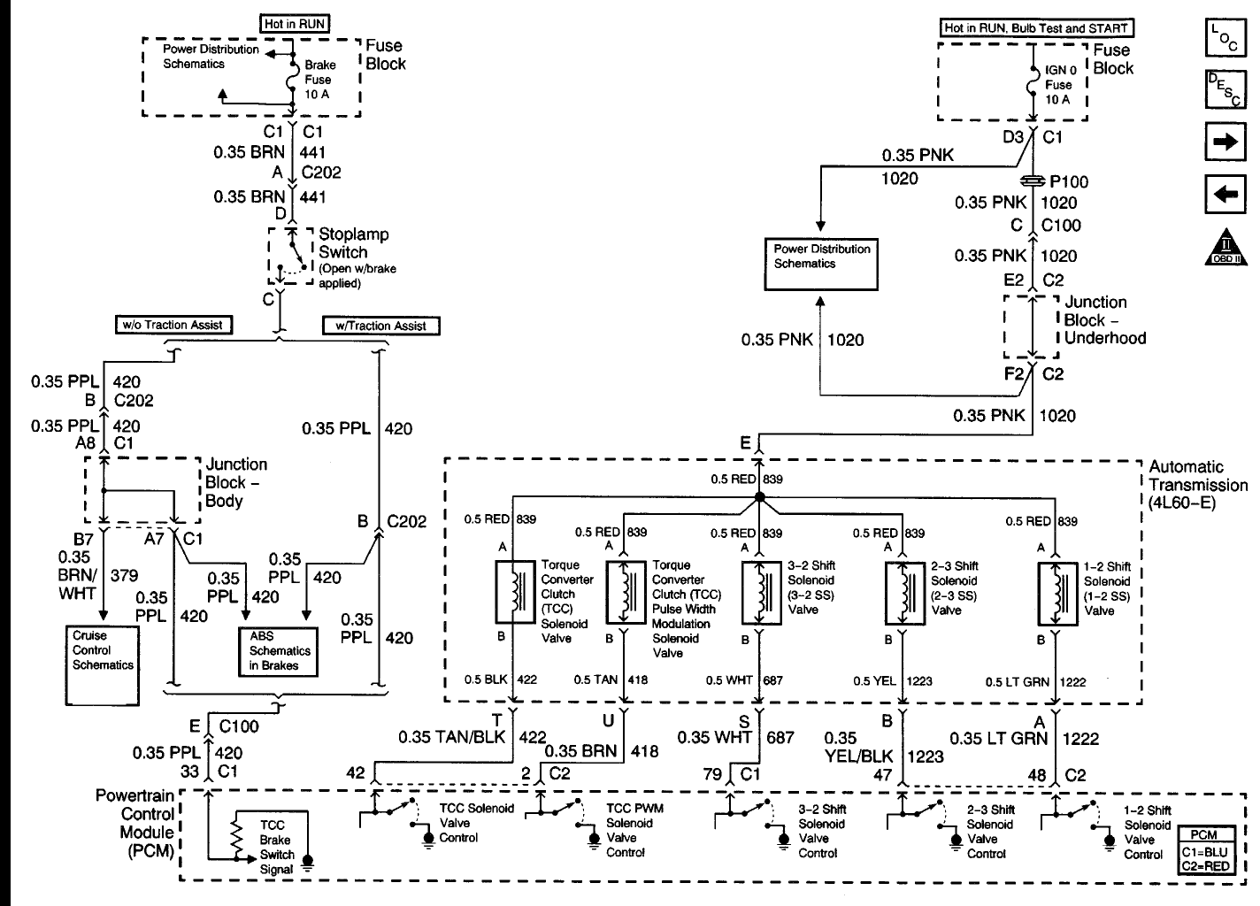 early 4l60e wiring diagram