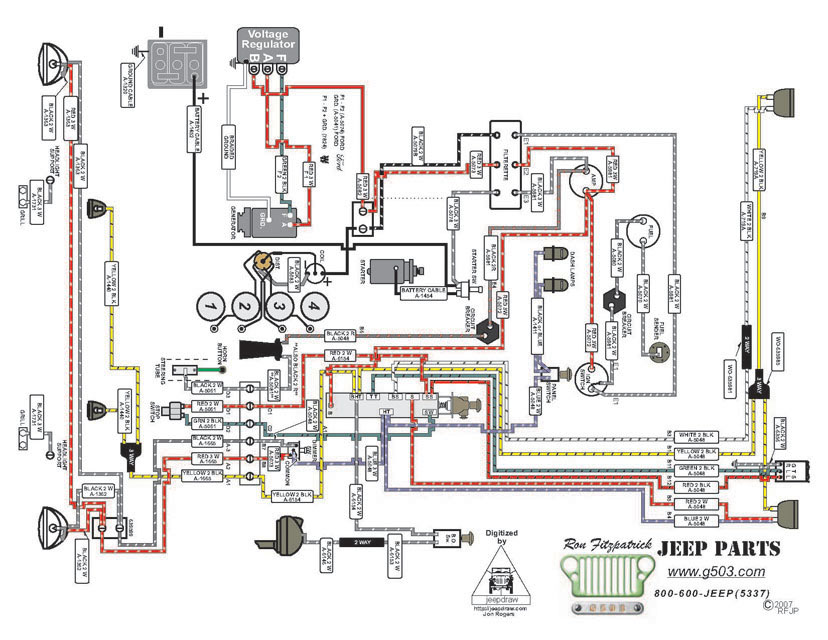 early cj5 wiring diagram