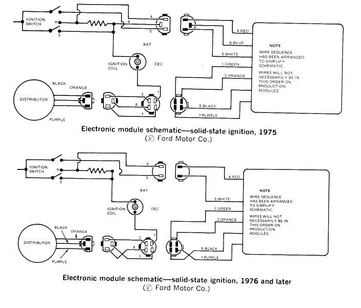 Ford Ignition Module Wiring Diagram 1982 - Wiring Diagram