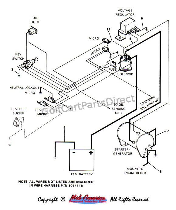 easygo golf cart wiring diagram