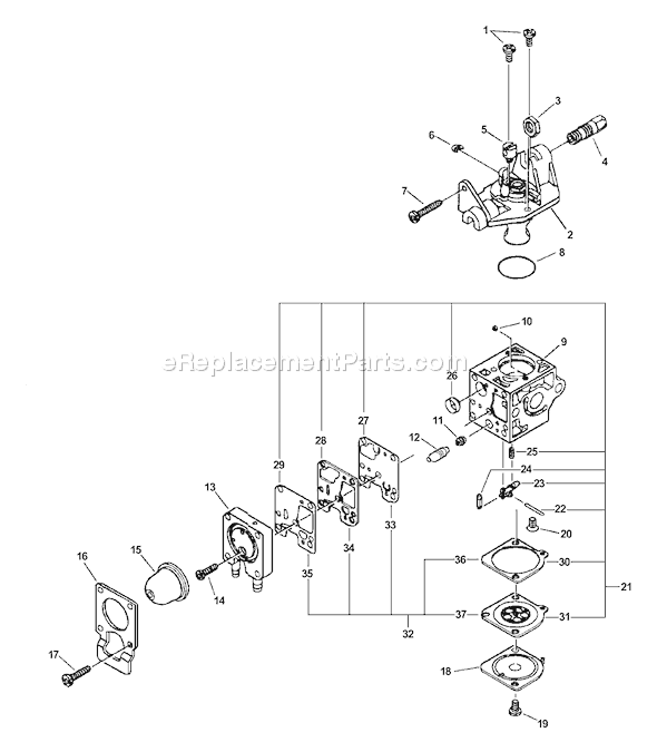 echo power pruner parts diagram