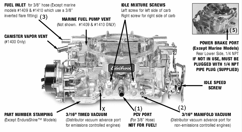 edelbrock 1406 parts diagram