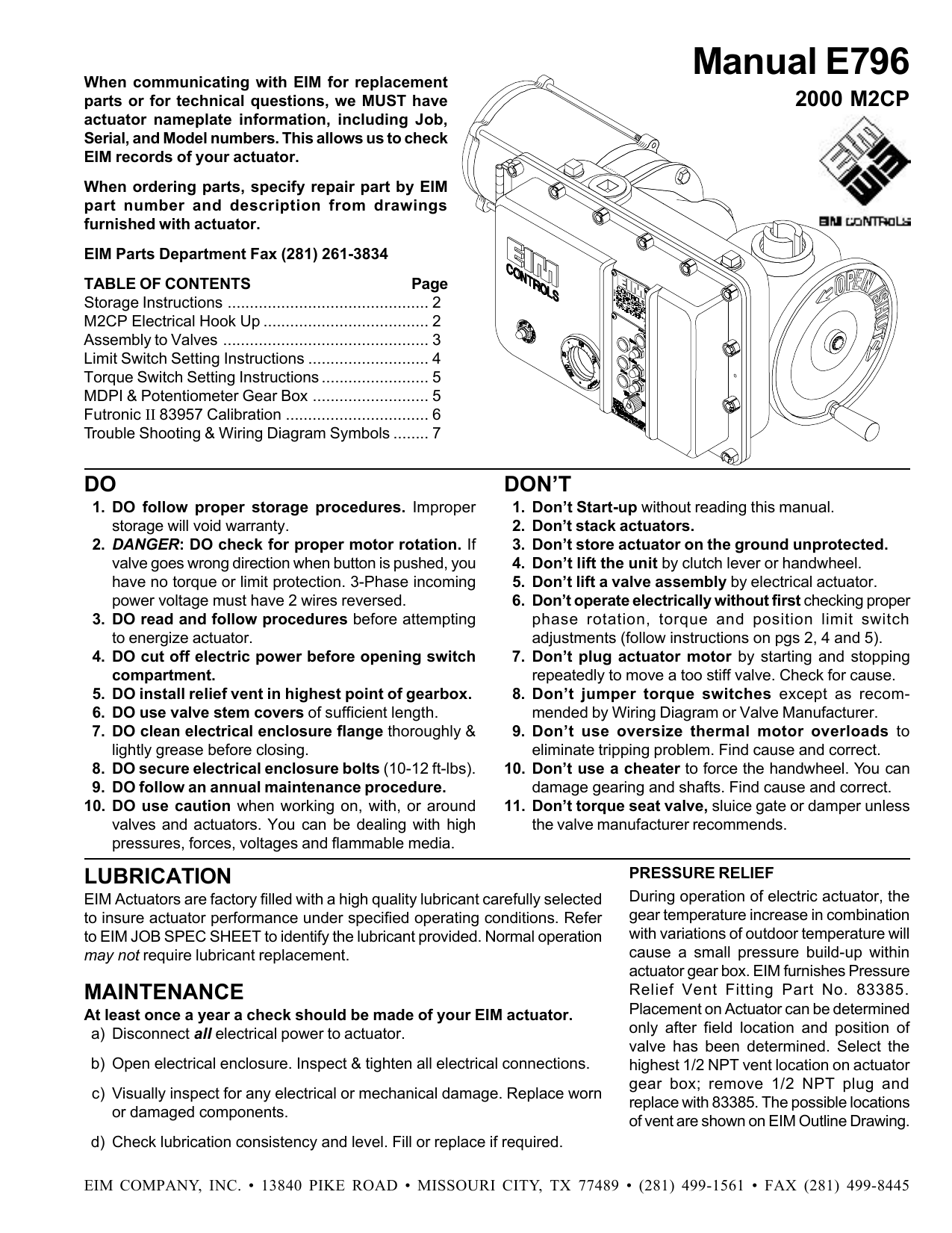 eim actuator wiring diagram