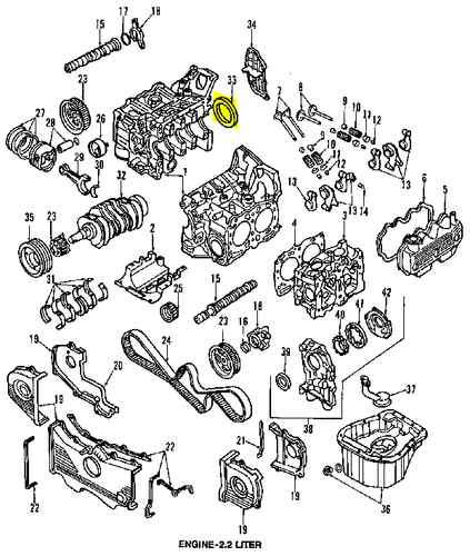 ej25 engine diagram