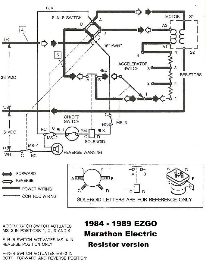 electric ezgo golf cart 1989 marathon wiring diagram pdf