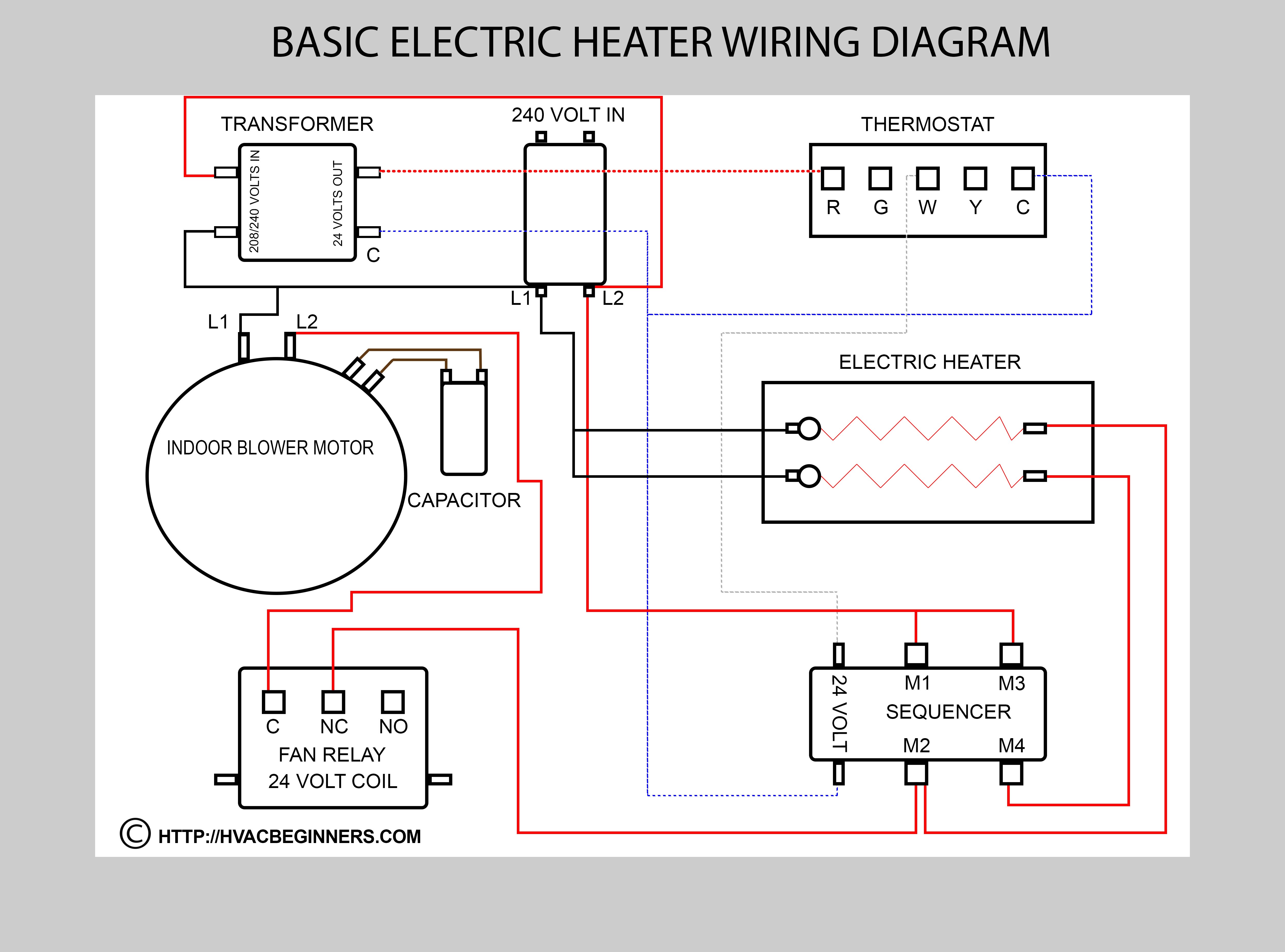 electric furnace wiring diagram sequencer