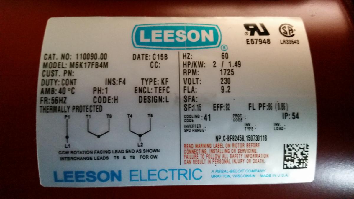 Electric Motor Leeson Reverse Wiring Diagram