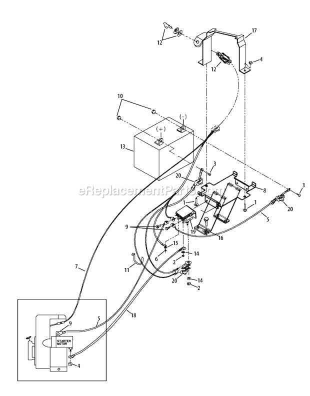 electrical wiring diagram for a troy built bronco