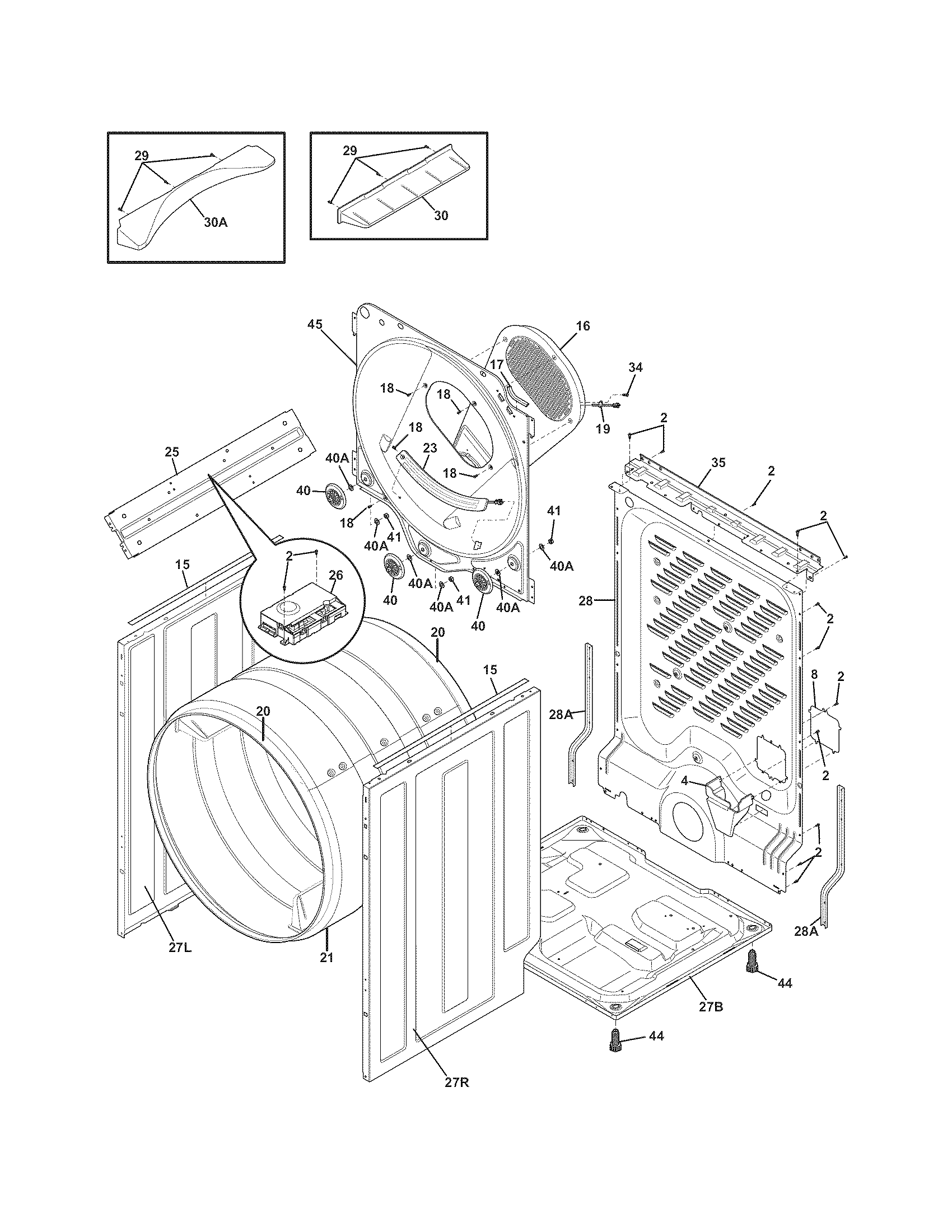 electrolux ergorapido parts diagram